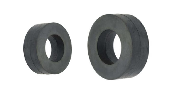 Customized High Performance Ring Ferrite Magnet Charcoal Gray For DC Motor