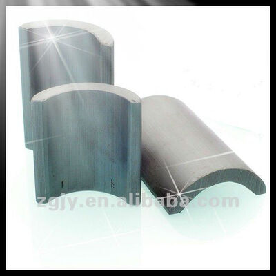 Block Sintered Ferrite Magnet Dark Gray To Black Color Remanence Br 0.3 To 0.45 Tesla Designed For Magnetic Components And Industrial