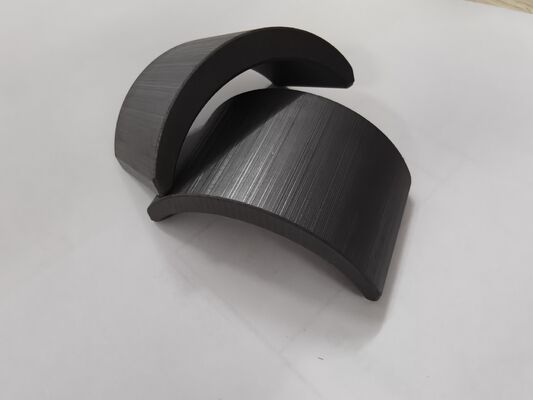 Y30BH Sintered Ferrite Segment Magnet 60mm OD for BLDC Motor Rotor OEM Custom