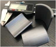 Customized Seat Regulator Arc Ferrite Magnets Strontium Automobile Adjustment Motor