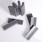 Customized Arc Tile Y40 Ferrite Magnet For Autumobile Charcoal Gray