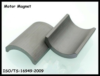 Customized IATF 16949 Ferrite Segment Magnet Wiper Ferrite Motor Magnets