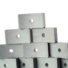 Customized Ceramic Processing Fan Motor Magnet Arc Shape Charcoal Gray